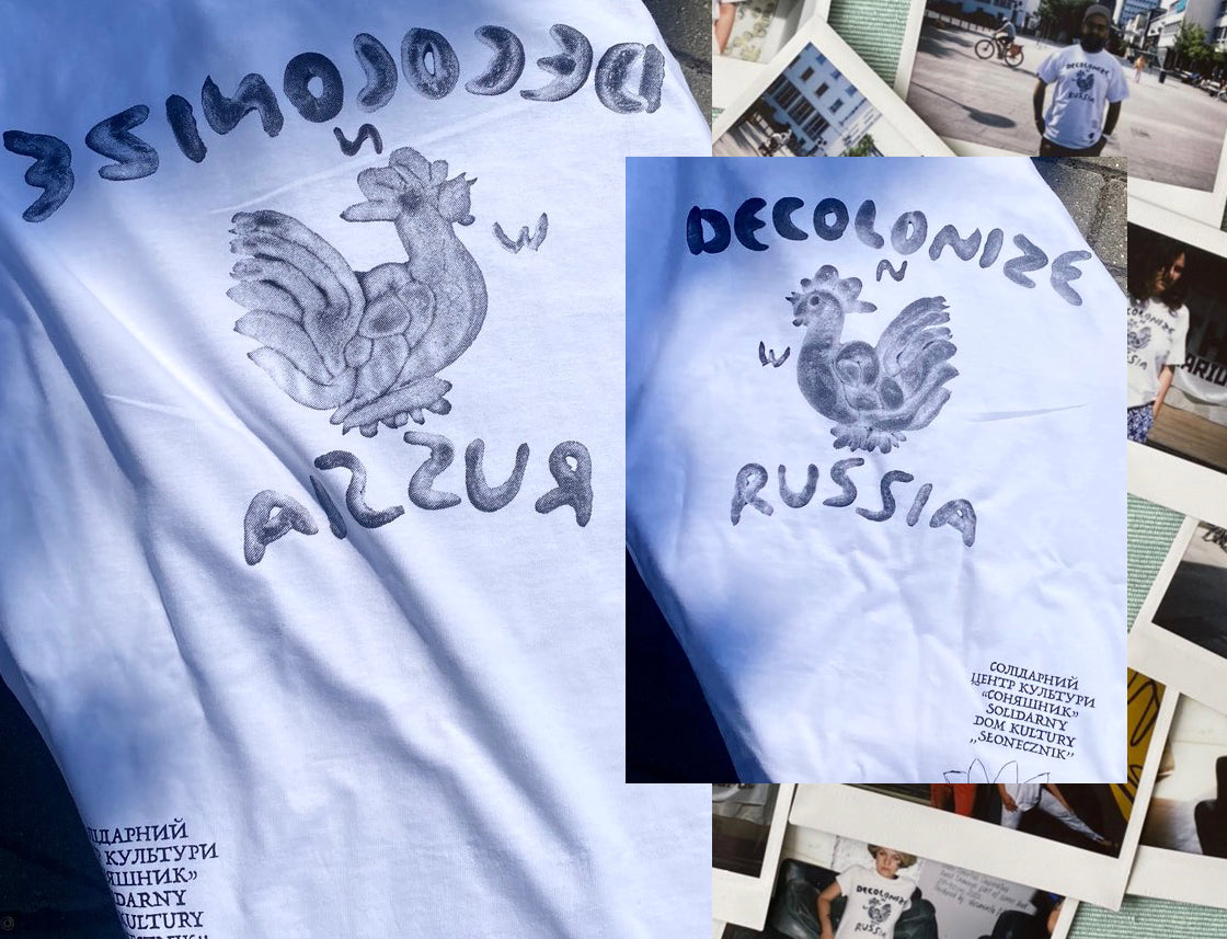 Decolonize T-shirt x SDK Slonecznik