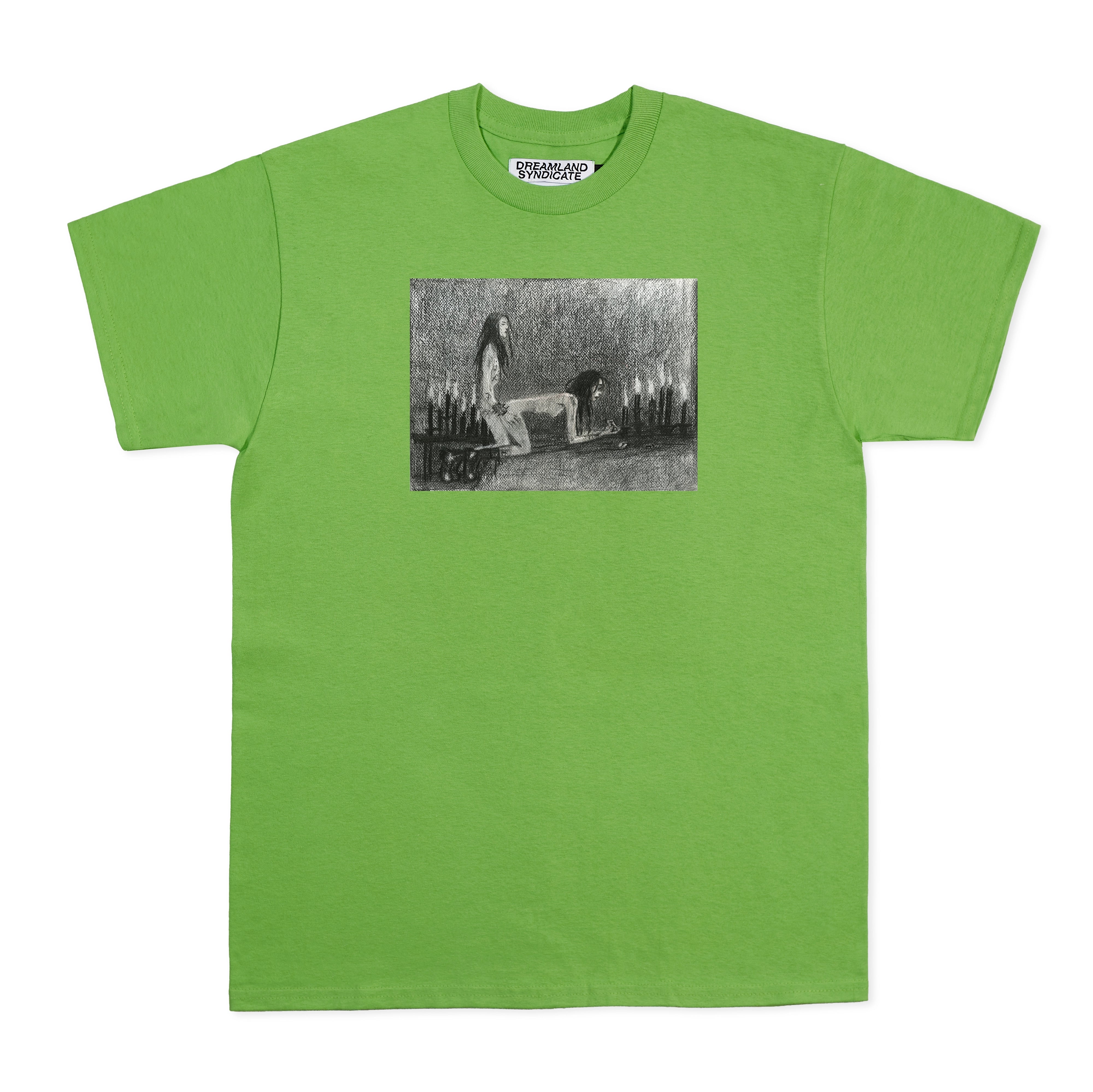 DS x Waliszewska Fuck T-shirt GREEN