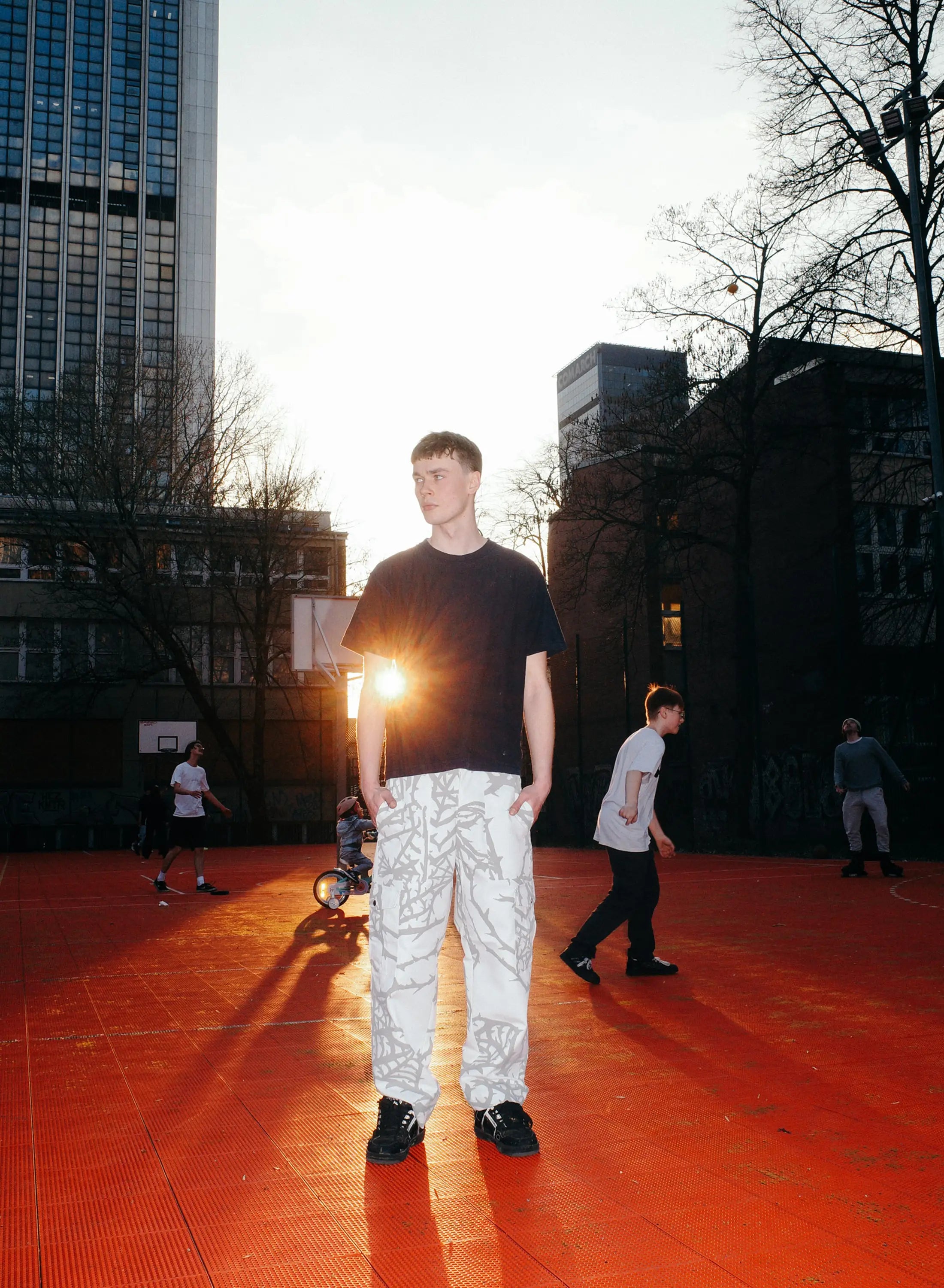 DS x Waliszewska Cargo Pants White