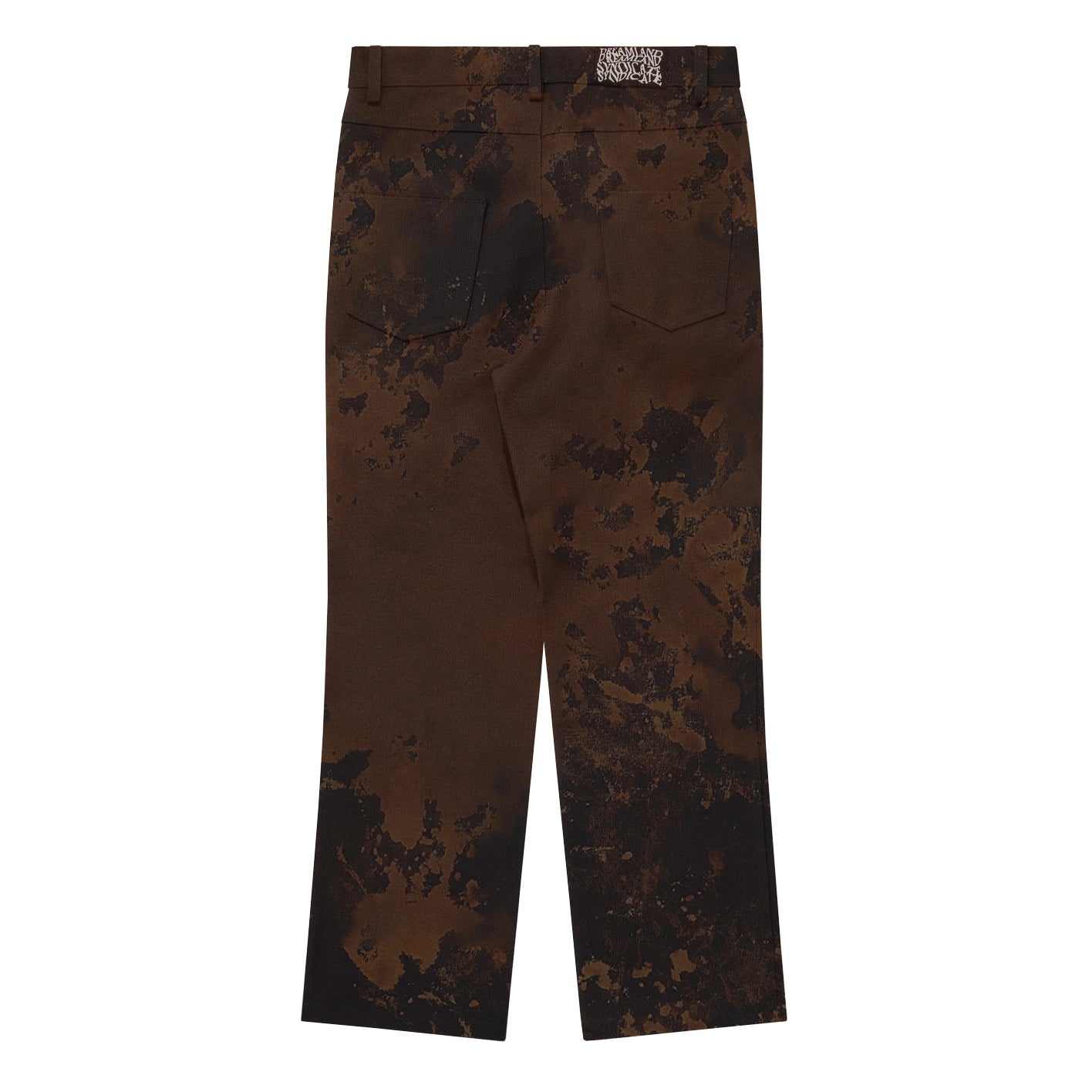 Bleached Straight-Leg Trousers