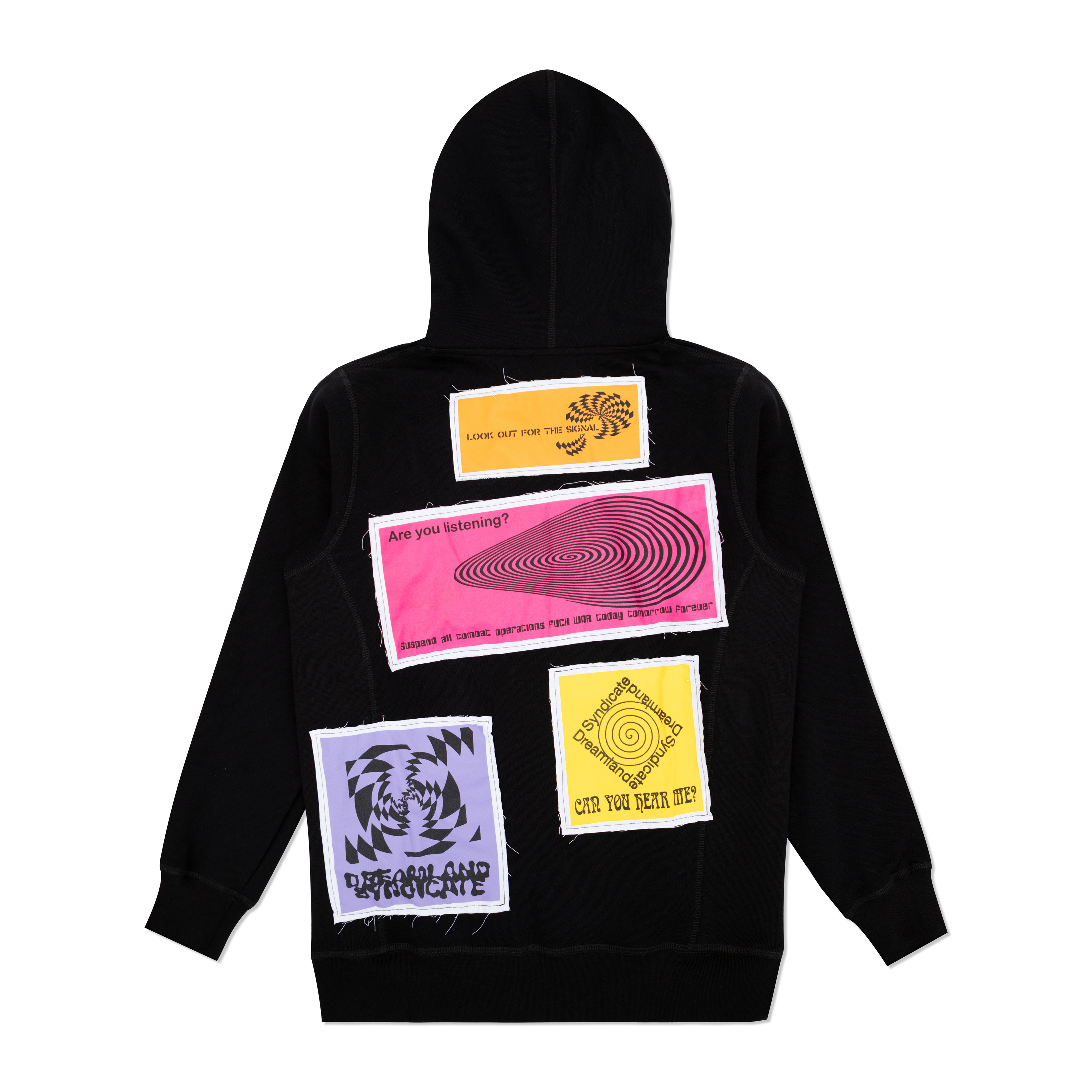 Signals/Echoes Hoodie with Patches - Dreamland Syndicate