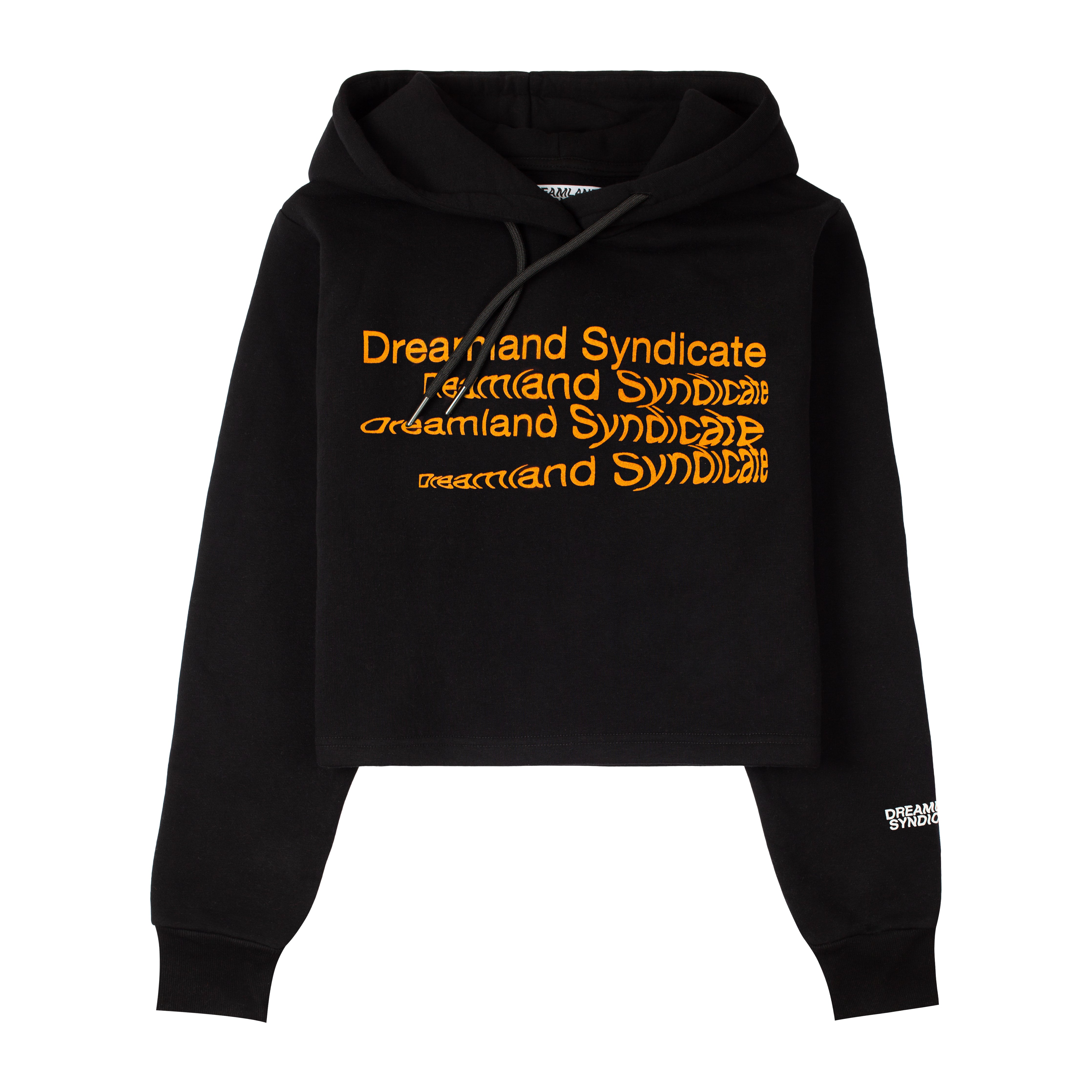 Warped Cropped Hoodie - Dreamland Syndicate