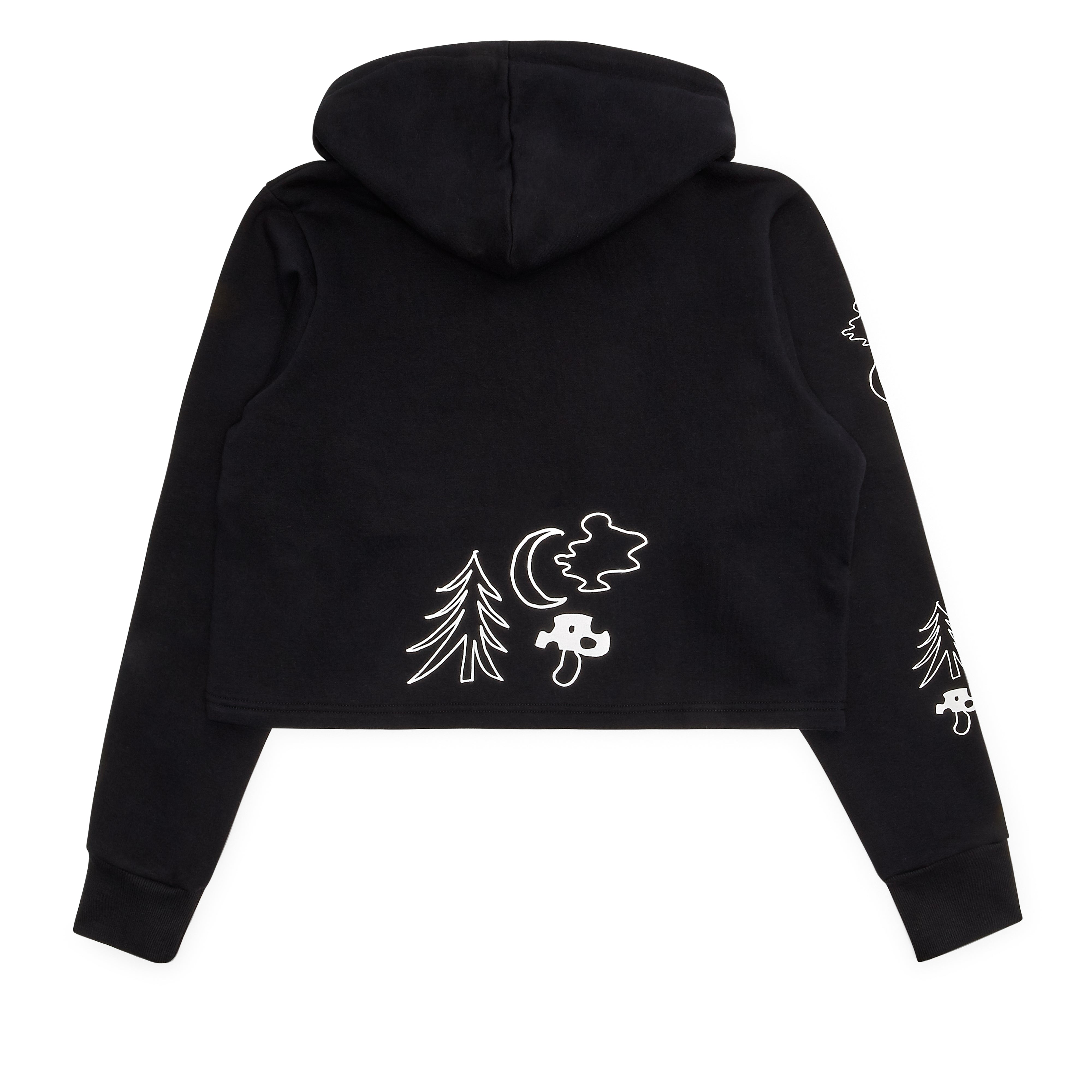 Forest Cropped Hoodie - Dreamland Syndicate