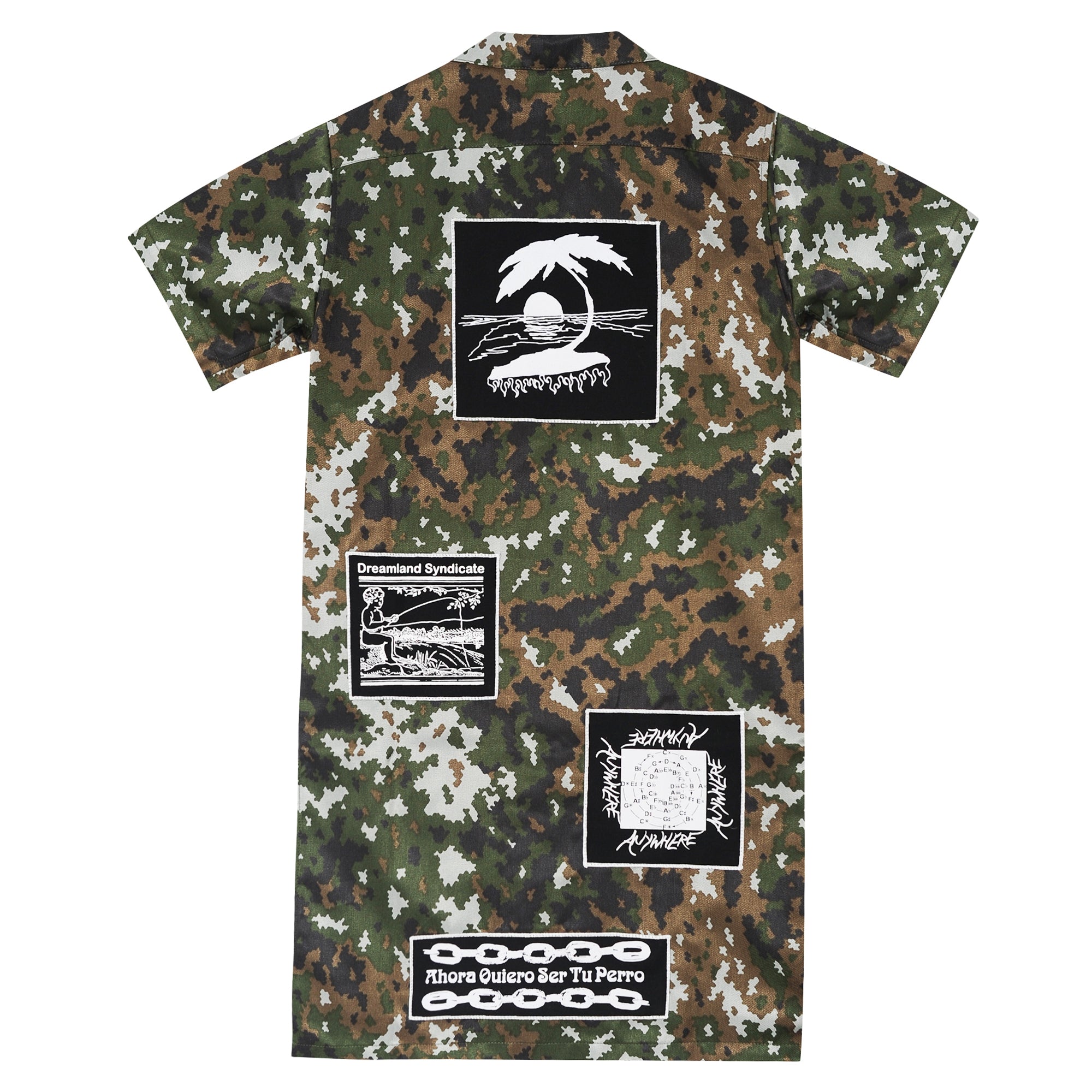 Zerowork Flecktarn Camo Shirt/Dress with Patches - Dreamland Syndicate