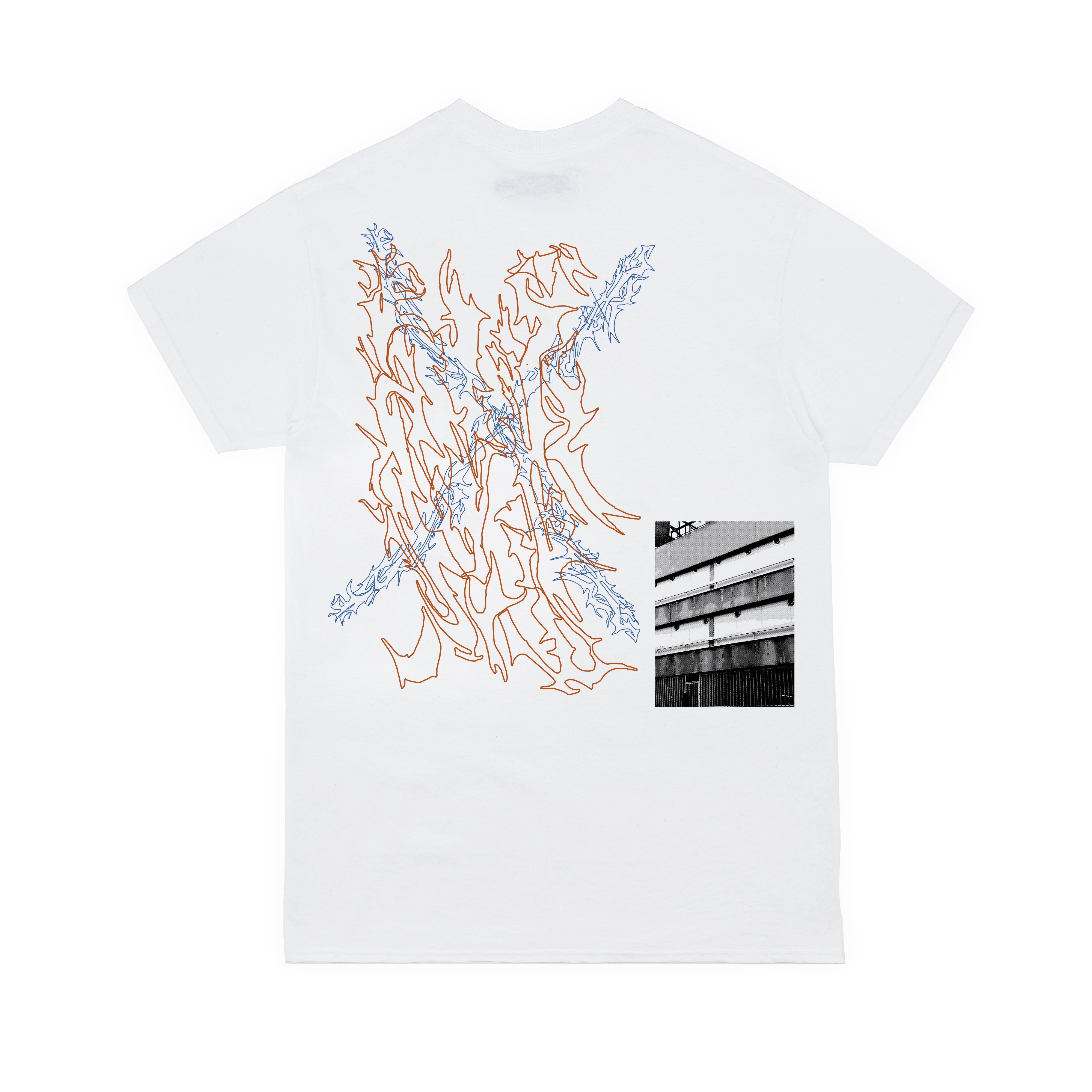 Block T-shirt White - Dreamland Syndicate