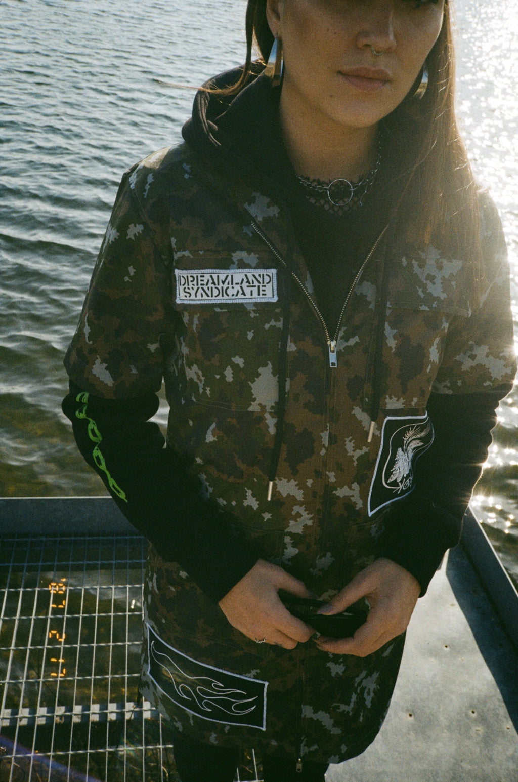 Zerowork Flecktarn Camo Shirt/Dress with Patches - Dreamland Syndicate