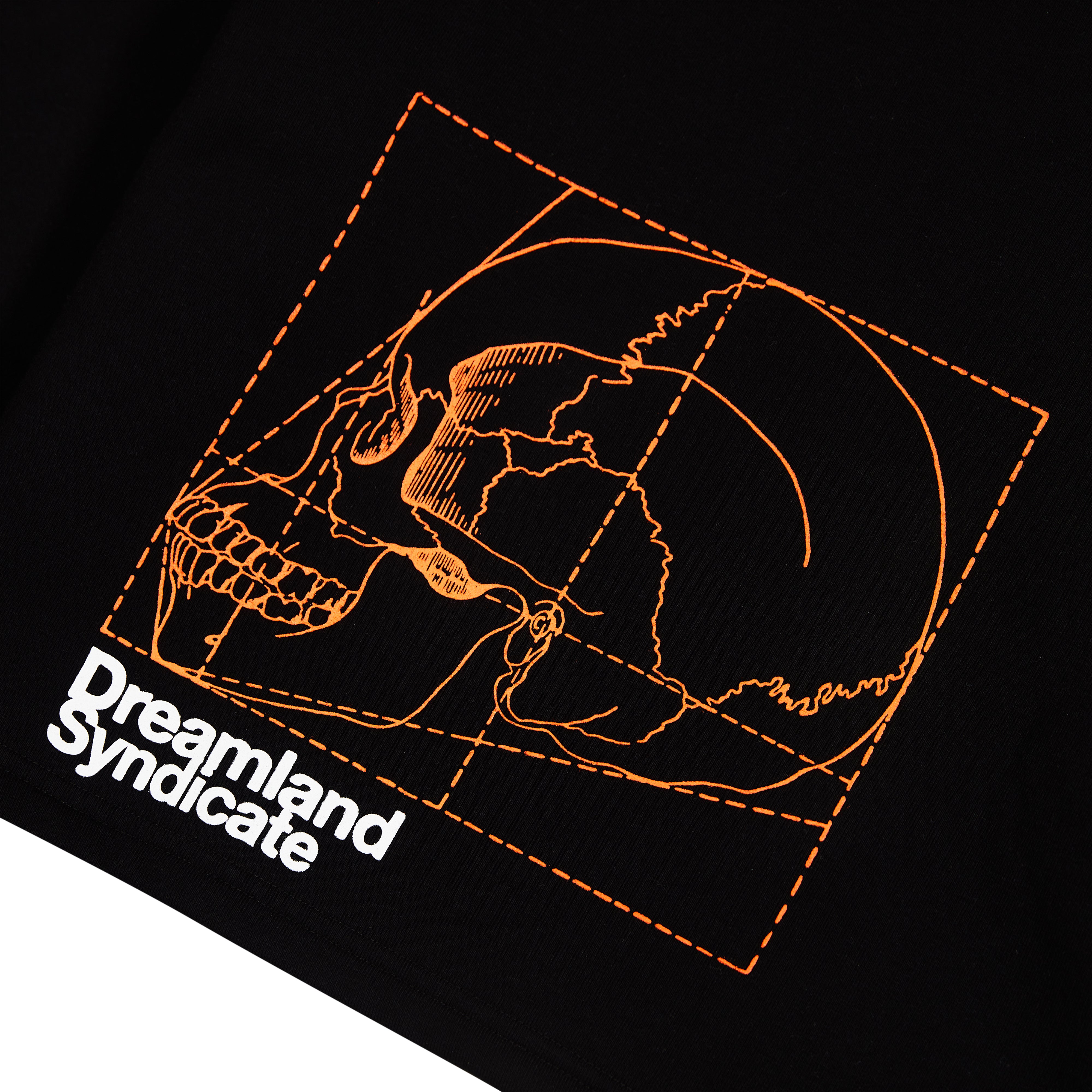 Skull Cropped Hoodie - Dreamland Syndicate